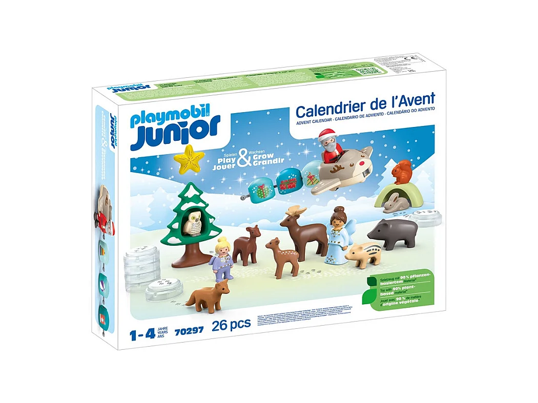 Calendrier de l'Avent Junior Playmobil Noël Enneigé Multicolore