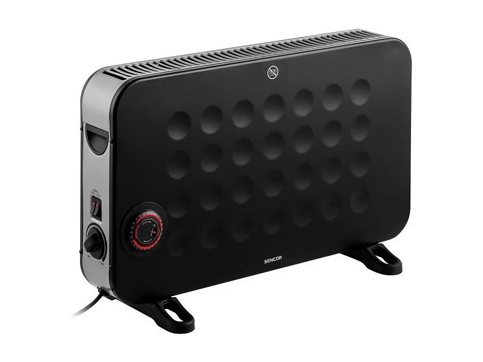 Radiateur - SENCOR - SCF 2101BK - 2000 W - 3 niveaux - Minuterie - Noir