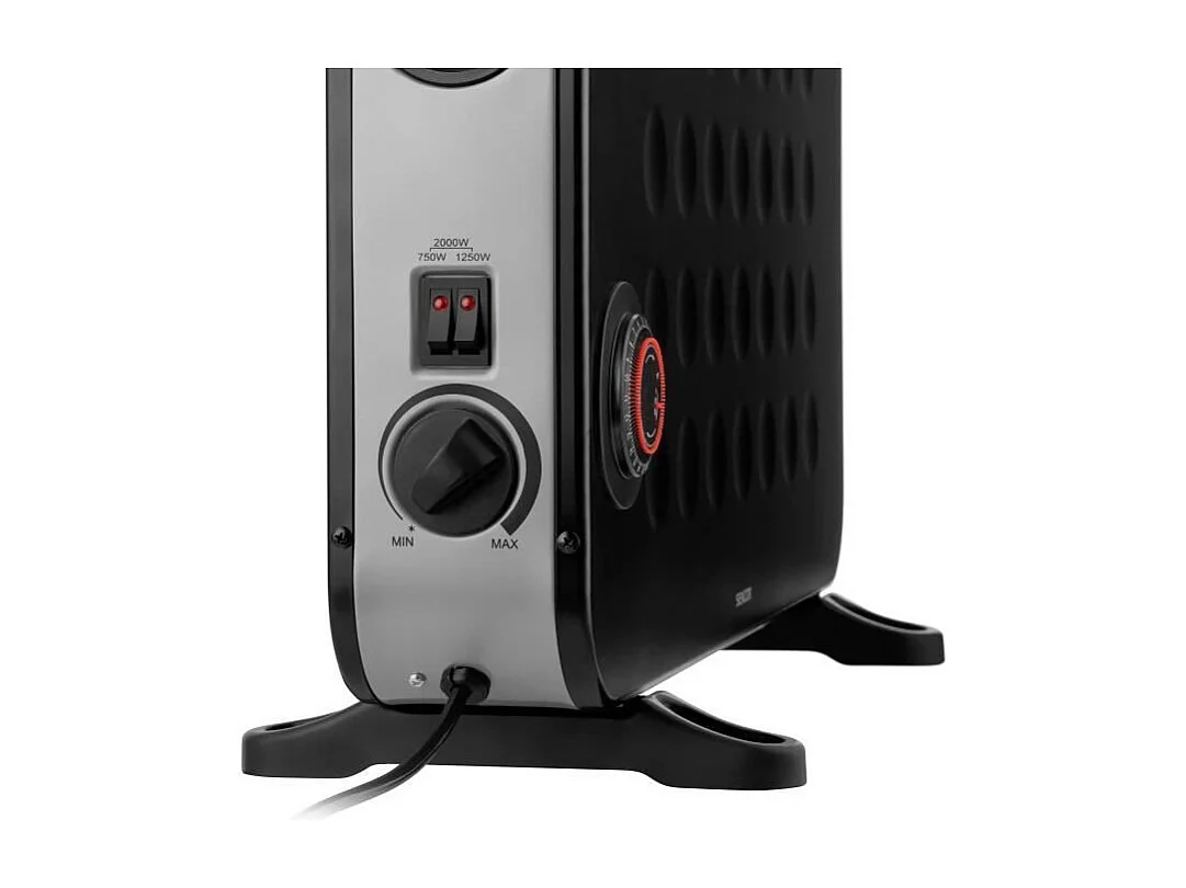 Radiateur - SENCOR - SCF 2101BK - 2000 W - 3 niveaux - Minuterie - Noir