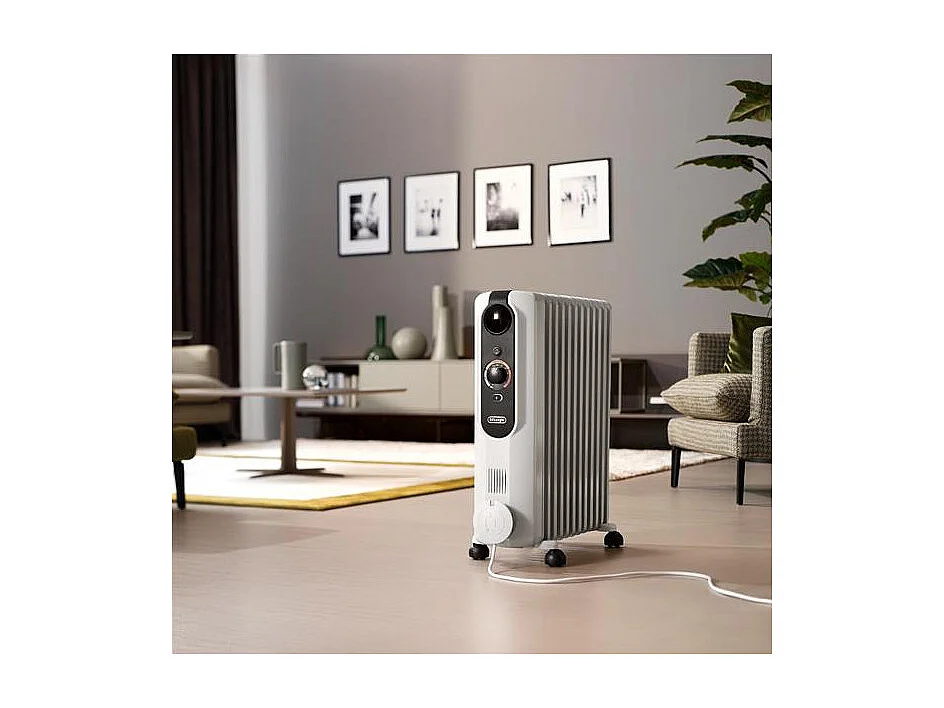 Delonghi Radiateur à bain d'huile 2500w blanc - TRRSE1225