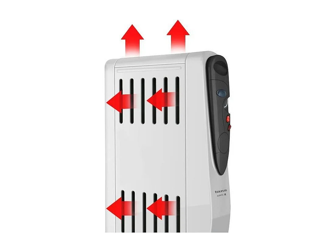 Taurus Alpatec Radiateur à bain d'huile 1500w avec humidificateur - tuareg 1500