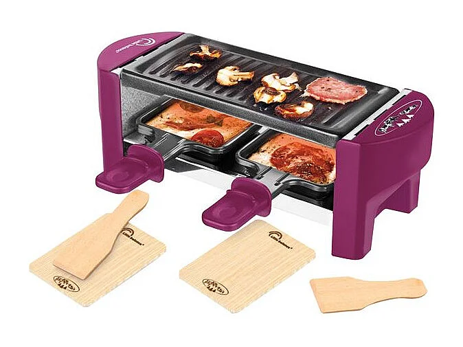 Raclette 2 Personen Meuuuh Prune Little Balance - Kompakt und Originell 350W