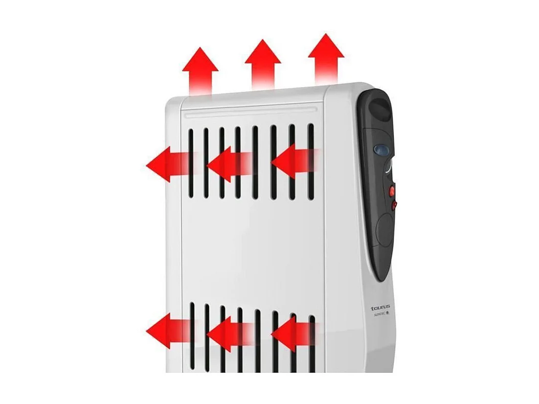 Taurus Alpatec Radiateur à bain d'huile 2000w avec humidificateur - tuareg 2000