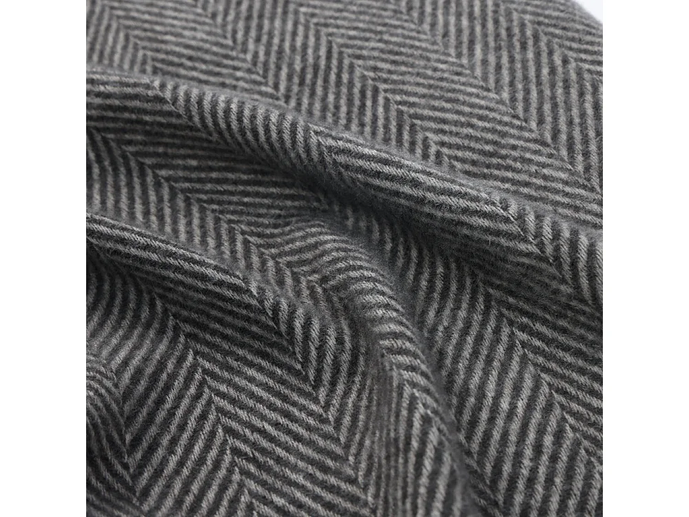 Home Deluxe Couverture en laine MILA Anthracite - 140 x 200 cm