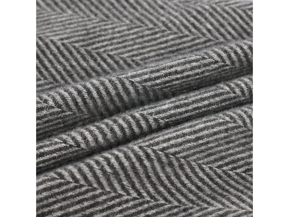 Home Deluxe Couverture en laine MILA Anthracite - 140 x 200 cm