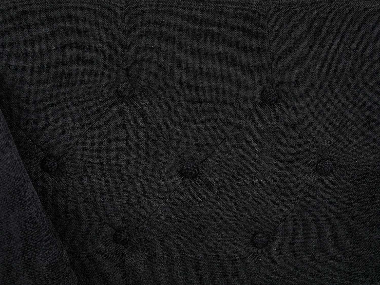 Canapé convertible 2 places en chenille - Ports USB intégré - Support de téléphone intégré - Dossier réglable - Noir - Pratique pour salon, chambre ou bureau