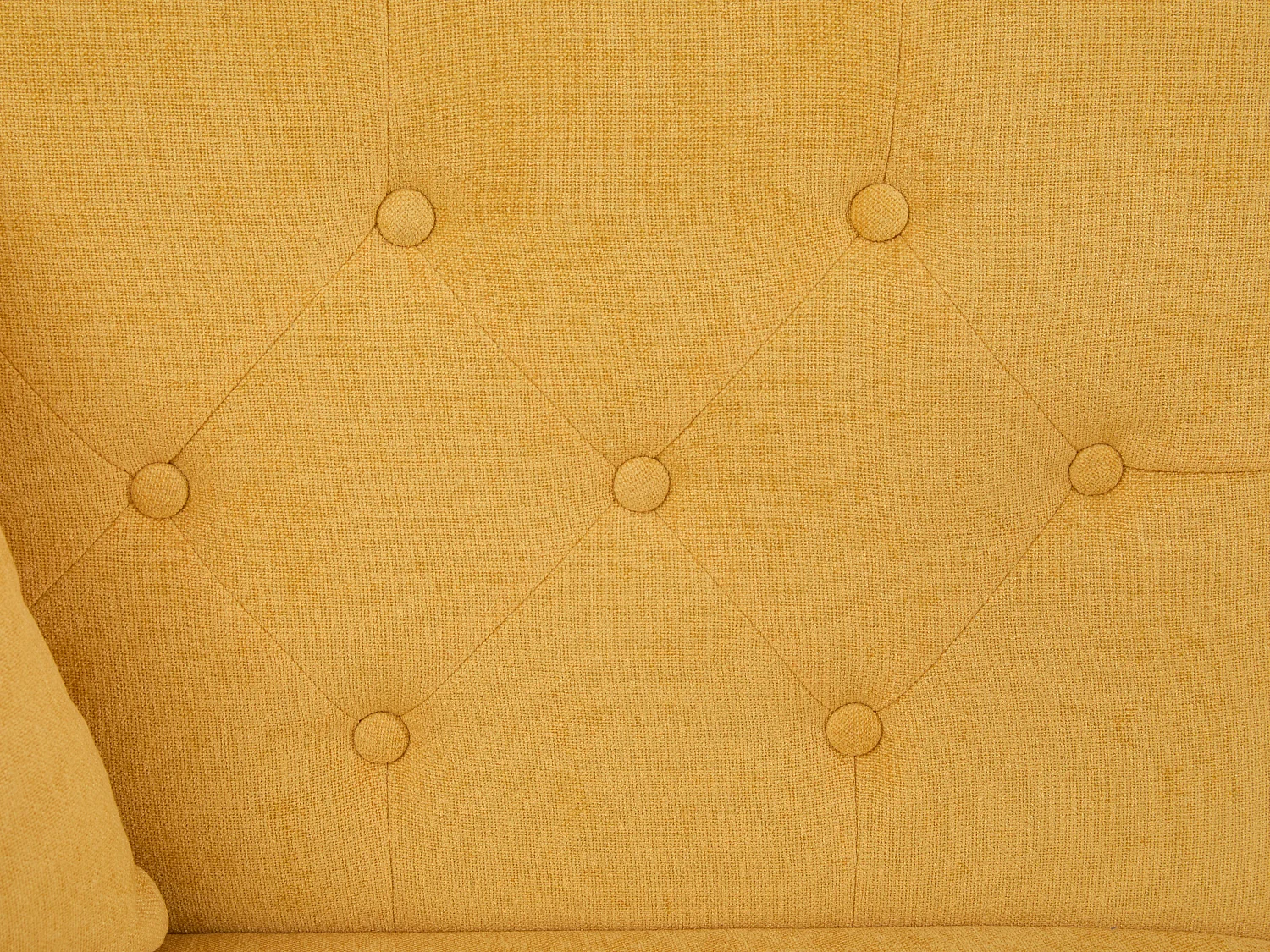 Canapé convertible 2 places en chenille - Ports USB intégré - Support de téléphone intégré - Dossier réglable - Jaune - Pratique pour salon, chambre ou bureau