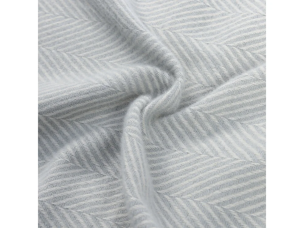 Home Deluxe Couverture en laine MILA Gris - 140 x 200 cm