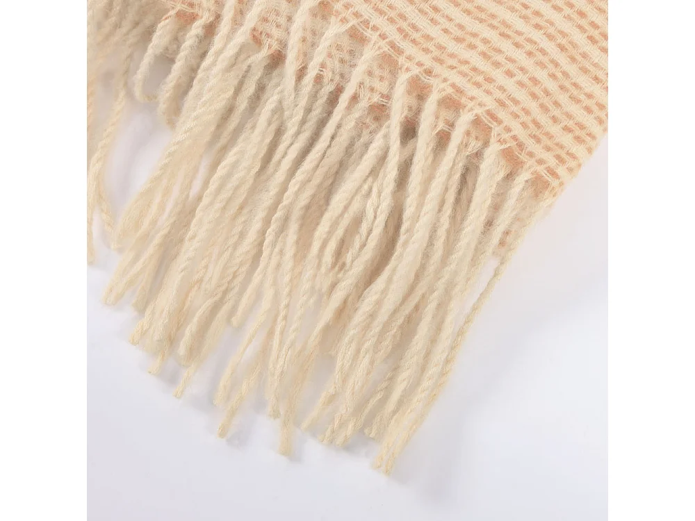 Home Deluxe Couverture en laine MILA Orange - 140 x 200 cm