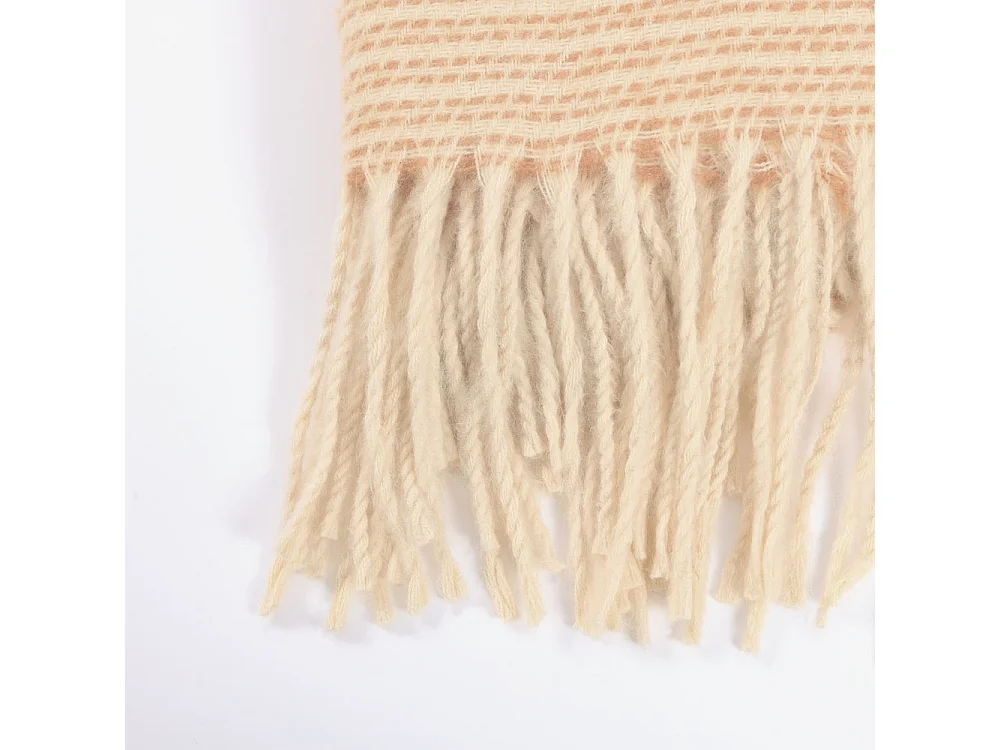 Home Deluxe Couverture en laine MILA Orange - 140 x 200 cm