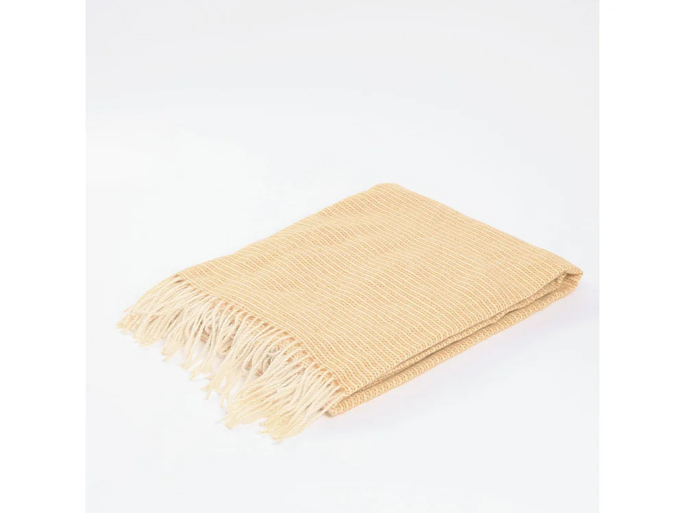 Home Deluxe Couverture en laine MILA Orange - 140 x 200 cm