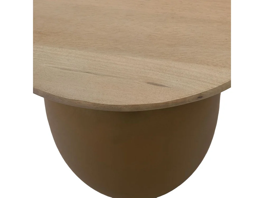 Bout de canapé blanc Lidia