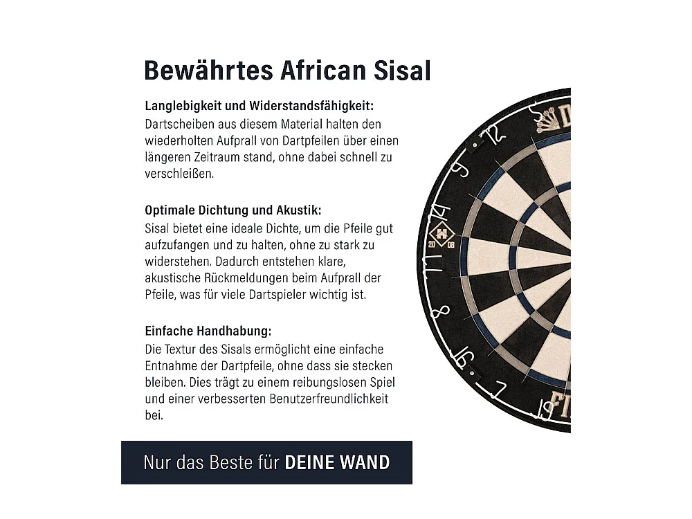 Home Deluxe Cible de fléchettes, y compris Surround