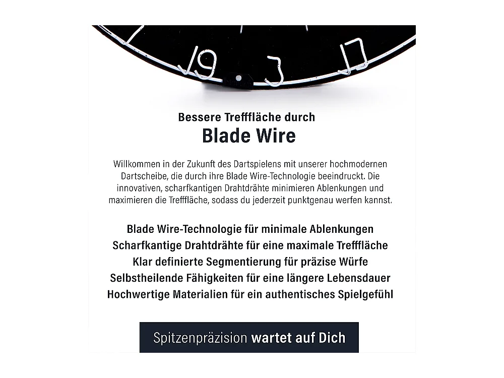 Home Deluxe Cible de fléchettes, y compris Surround