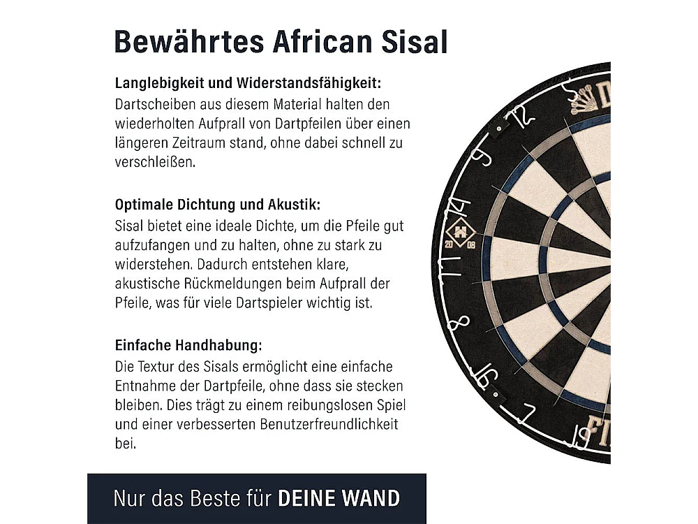 Home Deluxe Cible de fléchettes, y compris Surround