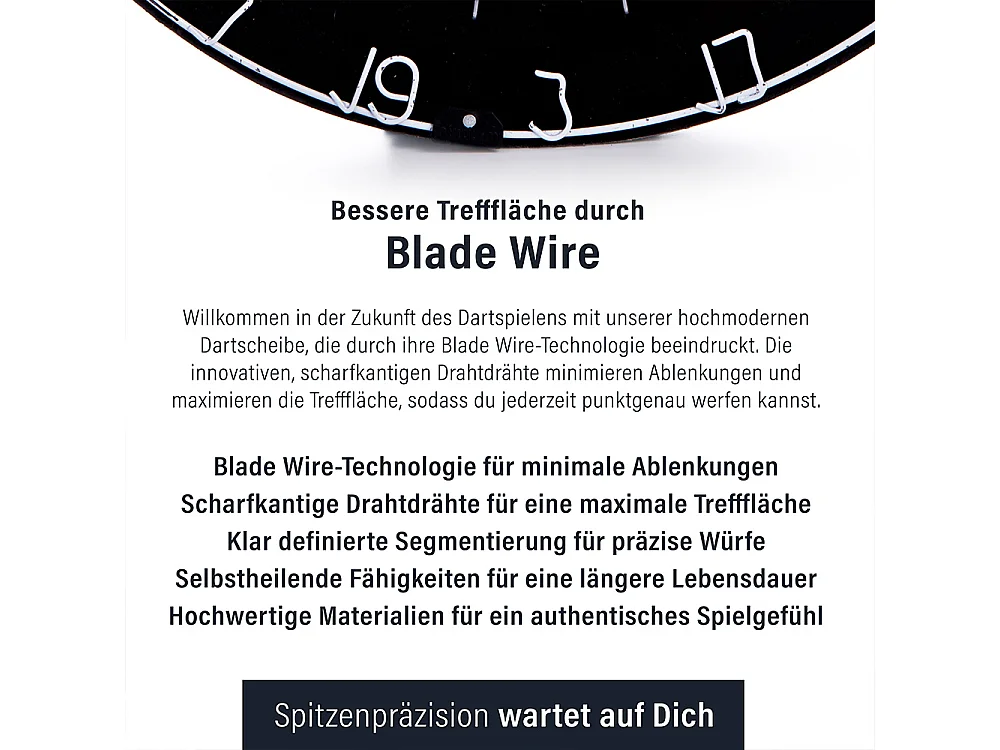 Home Deluxe Cible de fléchettes, y compris Surround