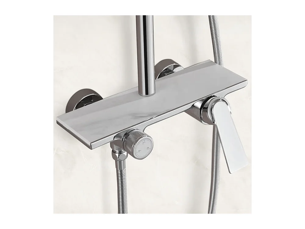Home Deluxe Mitigeur de douche ICONIC blanc