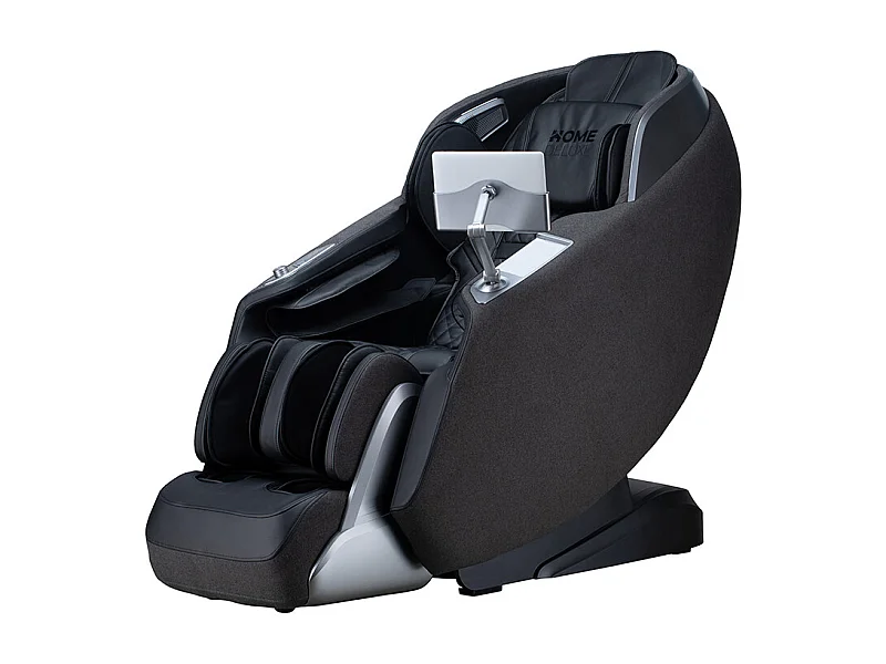 Home Deluxe Fauteuil de massage ALVINA avec rembourrage en tissu premium - noir