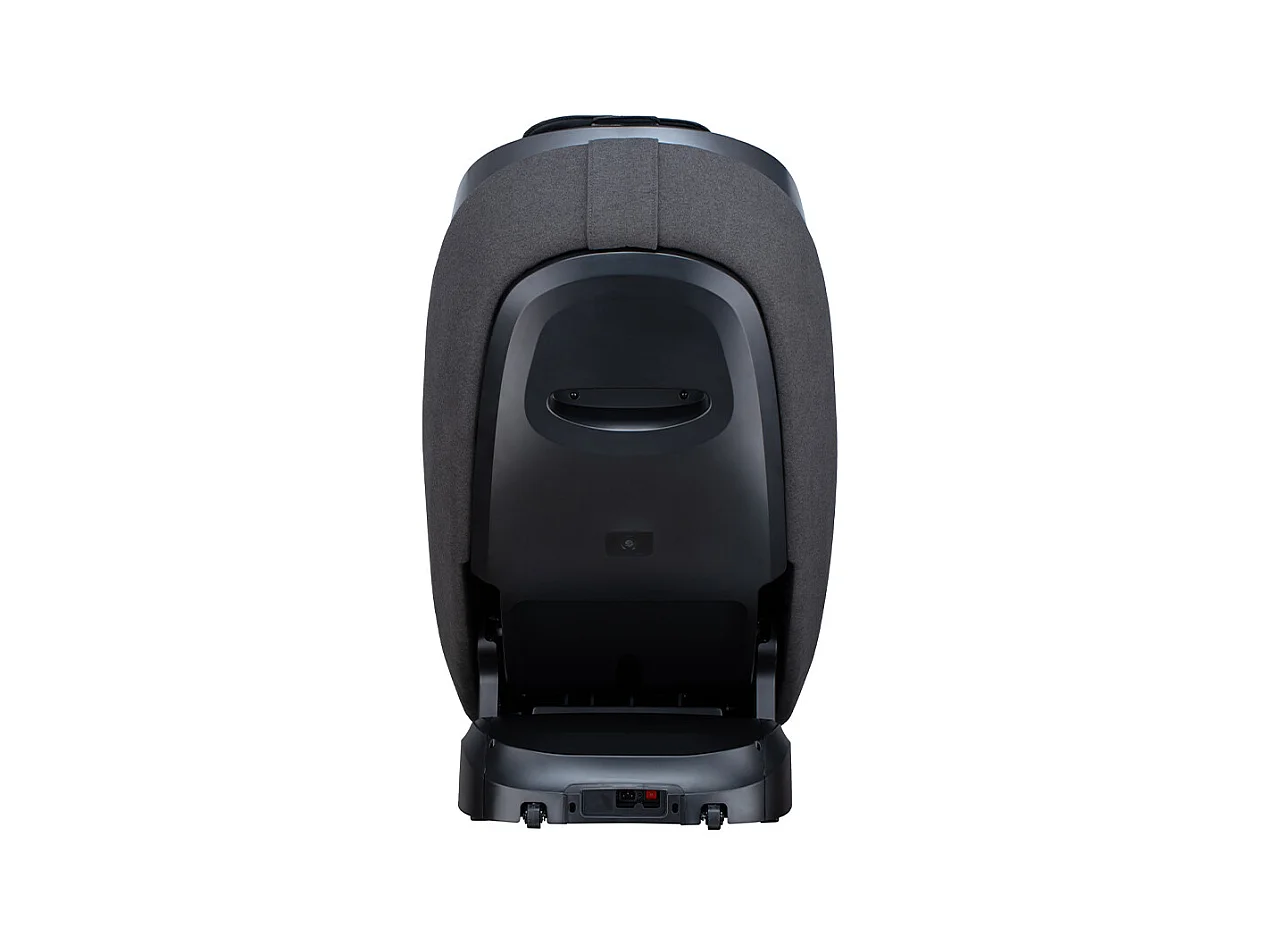 Home Deluxe Fauteuil de massage ALVINA avec rembourrage en tissu premium - noir