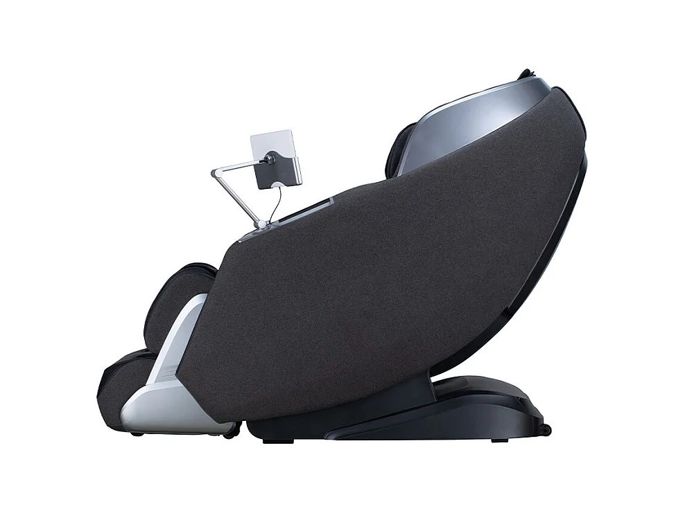 Home Deluxe Fauteuil de massage ALVINA avec rembourrage en tissu premium - noir