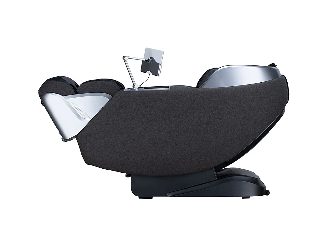 Home Deluxe Fauteuil de massage ALVINA avec rembourrage en tissu premium - noir