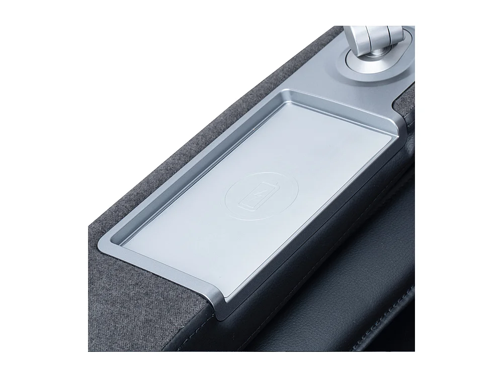 Home Deluxe Fauteuil de massage ALVINA avec rembourrage en tissu premium - noir