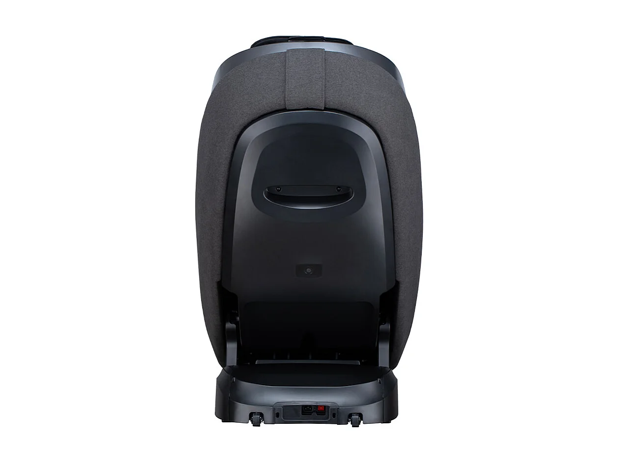 Home Deluxe Fauteuil de massage ALVINA avec rembourrage en tissu premium - noir