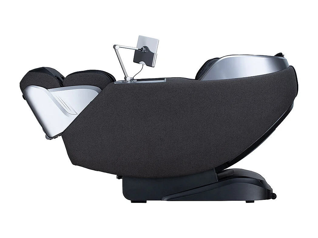 Home Deluxe Fauteuil de massage ALVINA avec rembourrage en tissu premium - noir