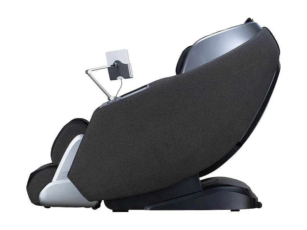 Home Deluxe Fauteuil de massage ALVINA avec rembourrage en tissu premium - noir