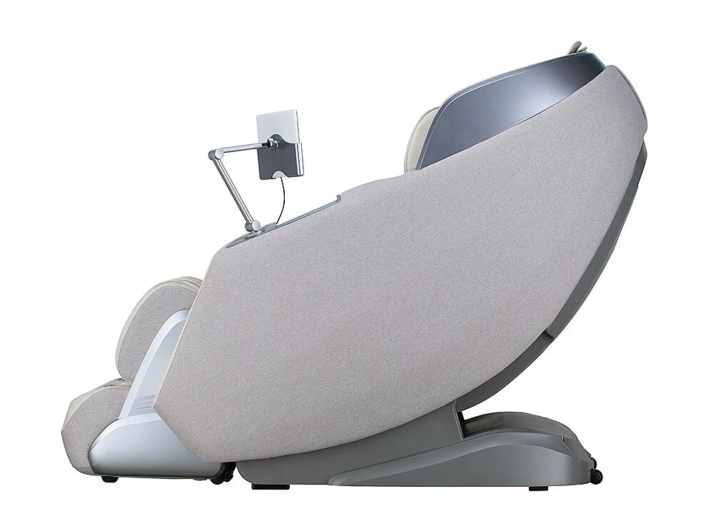 Home Deluxe Fauteuil de massage ALVINA avec rembourrage en tissu premium - Gris