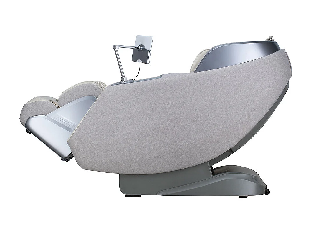 Home Deluxe Fauteuil de massage ALVINA avec rembourrage en tissu premium - Gris