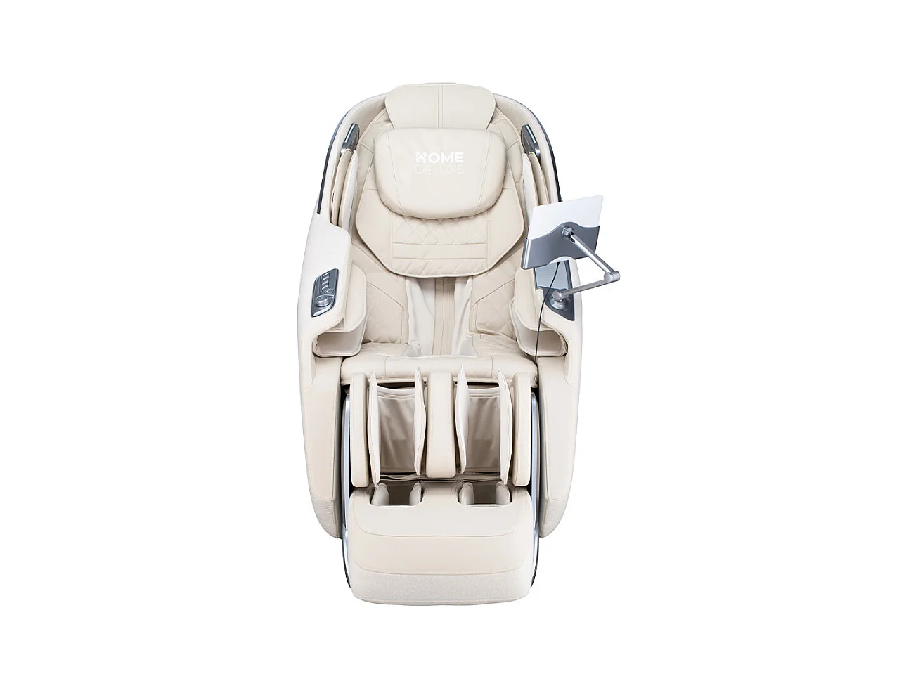 Home Deluxe Fauteuil de massage ALVINA avec rembourrage en tissu premium - Beige