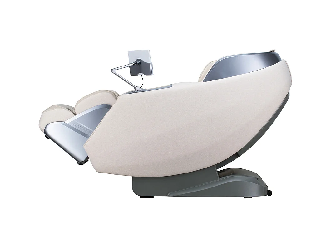 Home Deluxe Fauteuil de massage ALVINA avec rembourrage en tissu premium - Beige