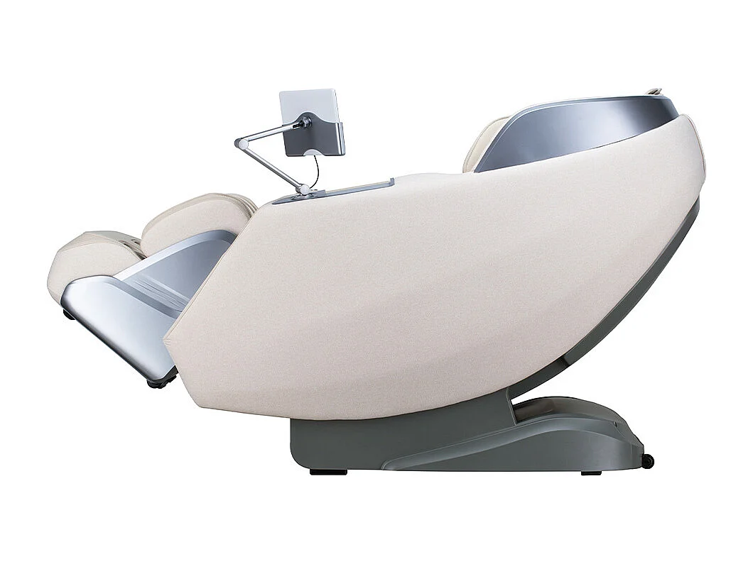 Home Deluxe Fauteuil de massage ALVINA avec rembourrage en tissu premium - Beige
