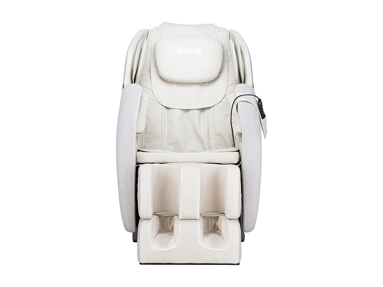 Home Deluxe Fauteuil de massage MARINO avec rembourrage en tissu premium - gris clair
