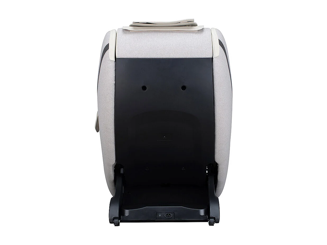 Home Deluxe Fauteuil de massage MARINO avec rembourrage en tissu premium - gris clair