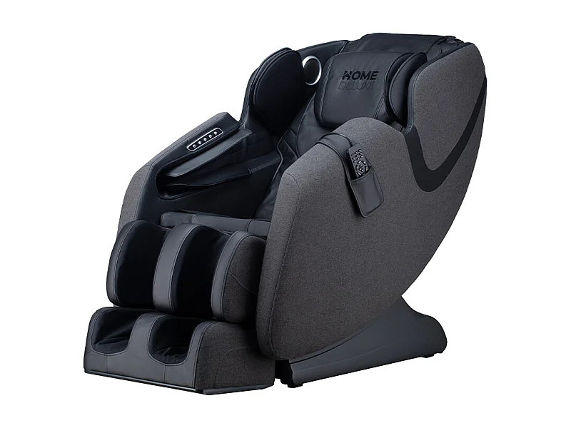 Home Deluxe Fauteuil de massage MARINO avec rembourrage en tissu Premium - Anthracite