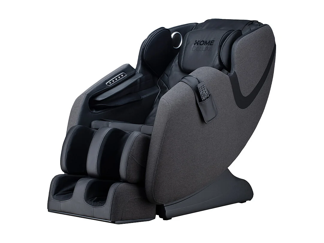 Home Deluxe Fauteuil de massage MARINO avec rembourrage en tissu Premium - Anthracite