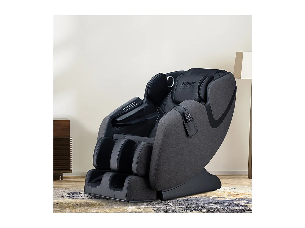 Home Deluxe Fauteuil de massage MARINO avec rembourrage en tissu Premium - Anthracite