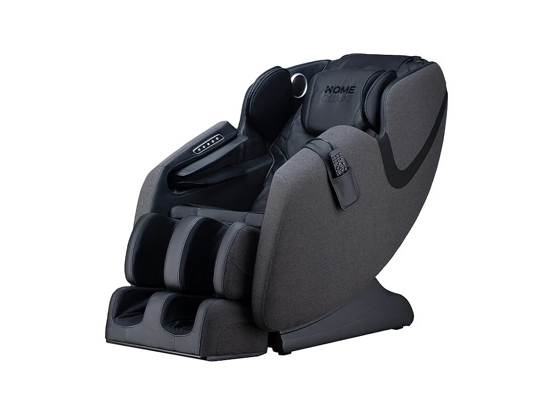 Home Deluxe Fauteuil de massage MARINO avec rembourrage en tissu Premium - Anthracite
