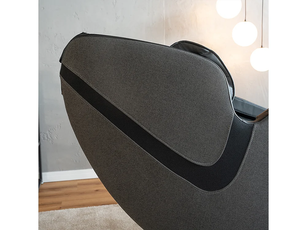 Home Deluxe Fauteuil de massage MARINO avec rembourrage en tissu Premium - Anthracite
