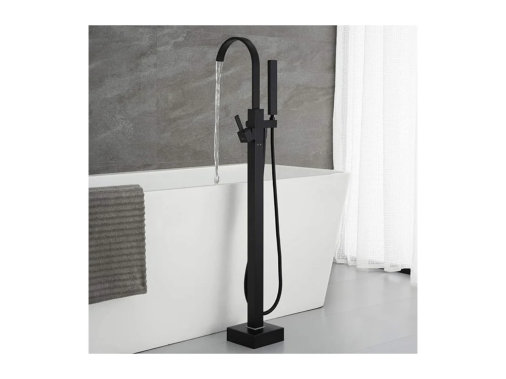 Home Deluxe Robinet sur pied SKY noir mat