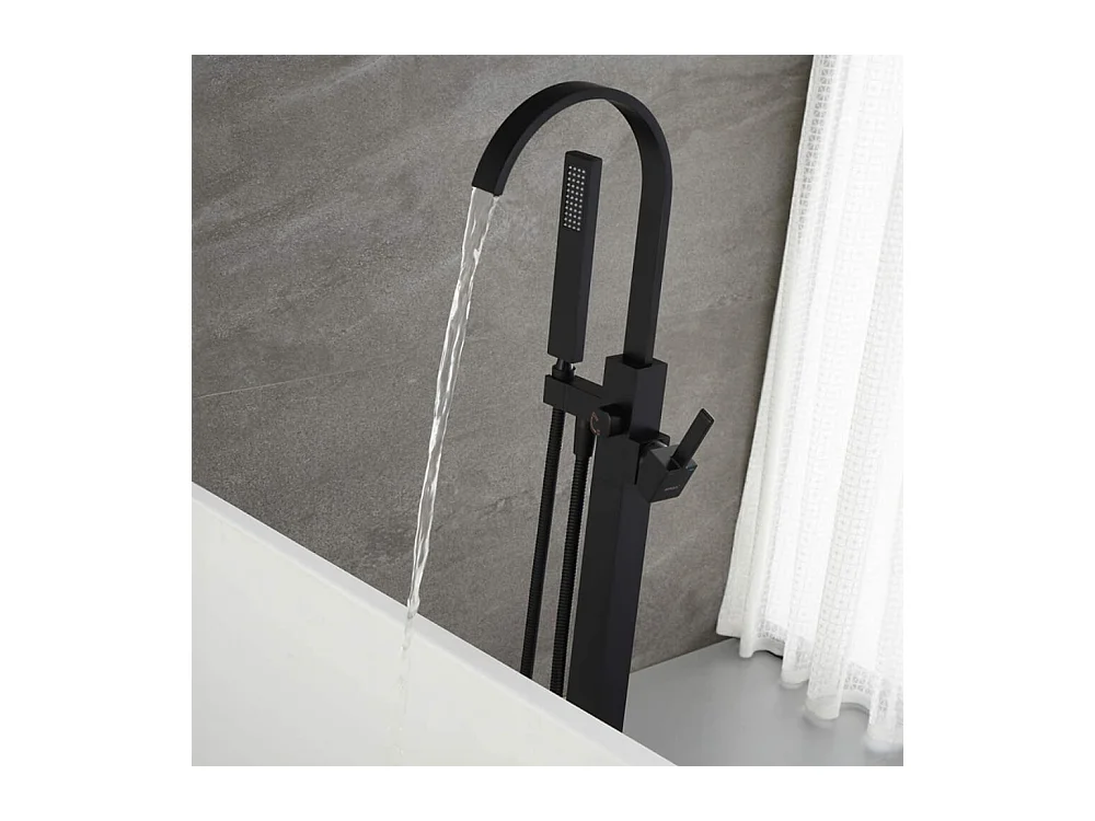 Home Deluxe Robinet sur pied SKY noir mat