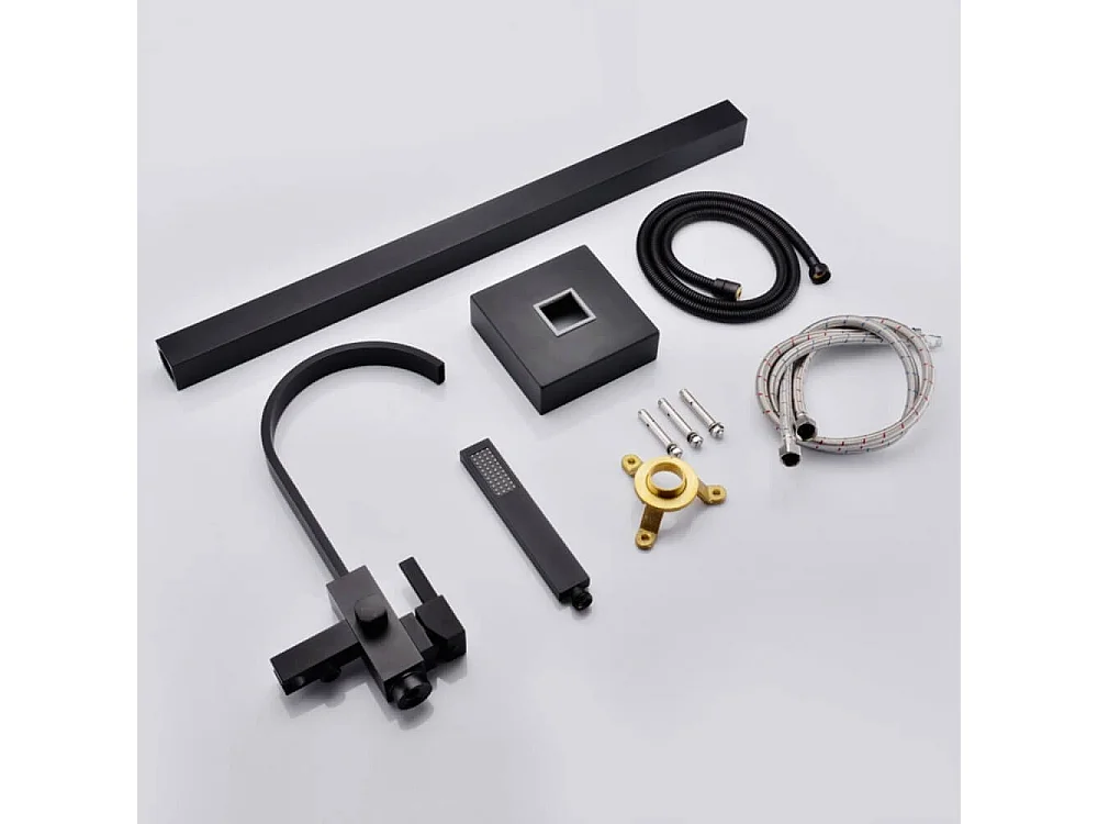 Home Deluxe Robinet sur pied SKY noir mat