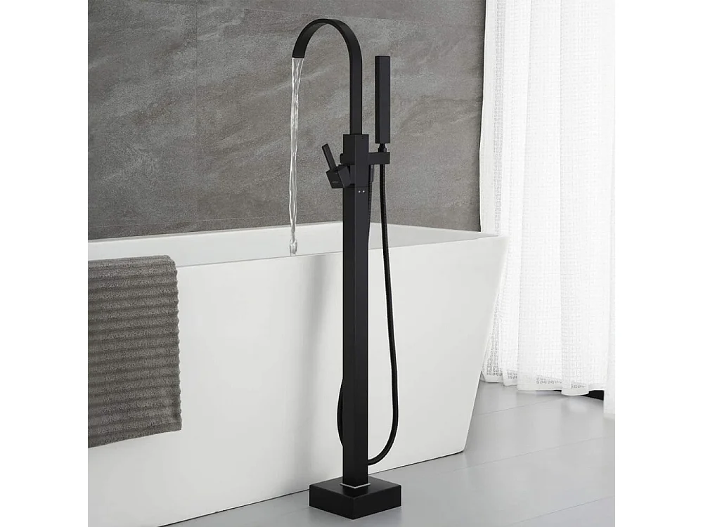Home Deluxe Robinet sur pied SKY noir mat