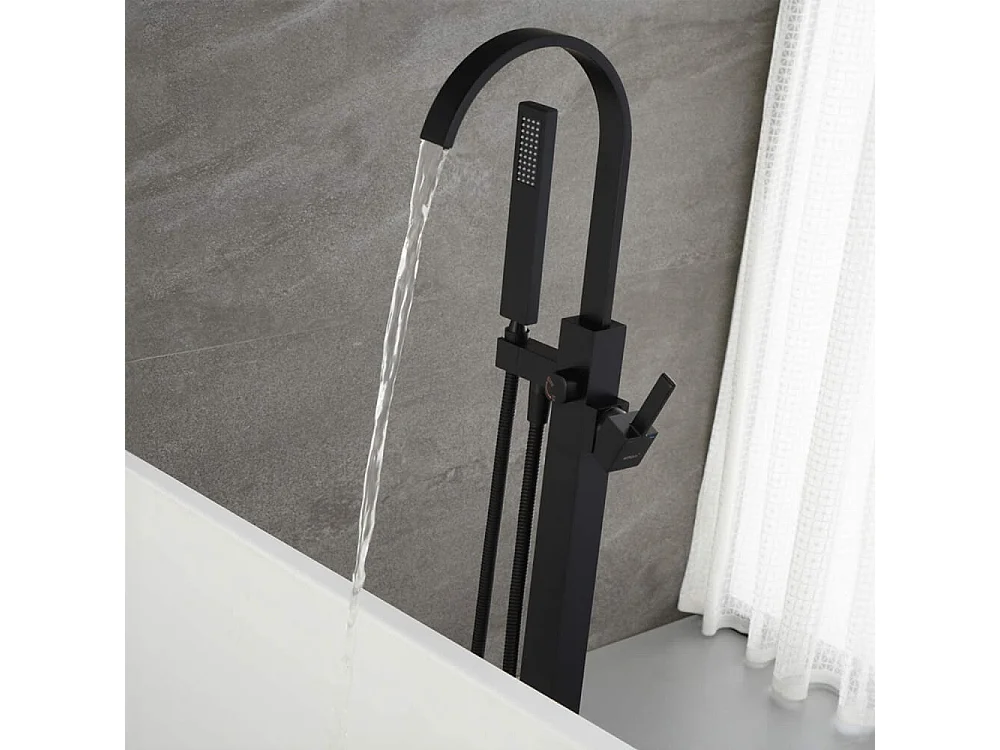 Home Deluxe Robinet sur pied SKY noir mat