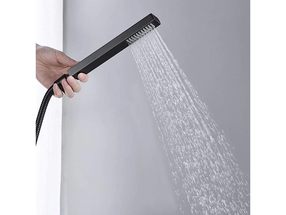 Home Deluxe Robinet sur pied SKY noir mat