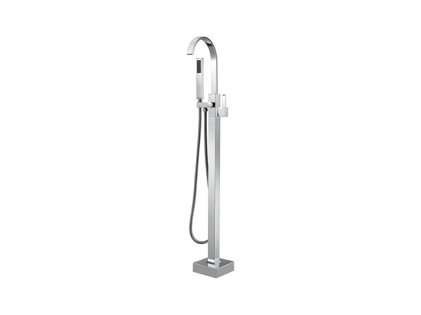 Home Deluxe Robinetterie sur pied SKY acier inoxydable
