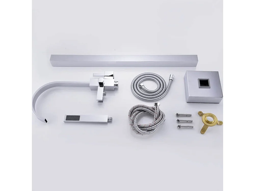 Home Deluxe Robinetterie sur pied SKY acier inoxydable