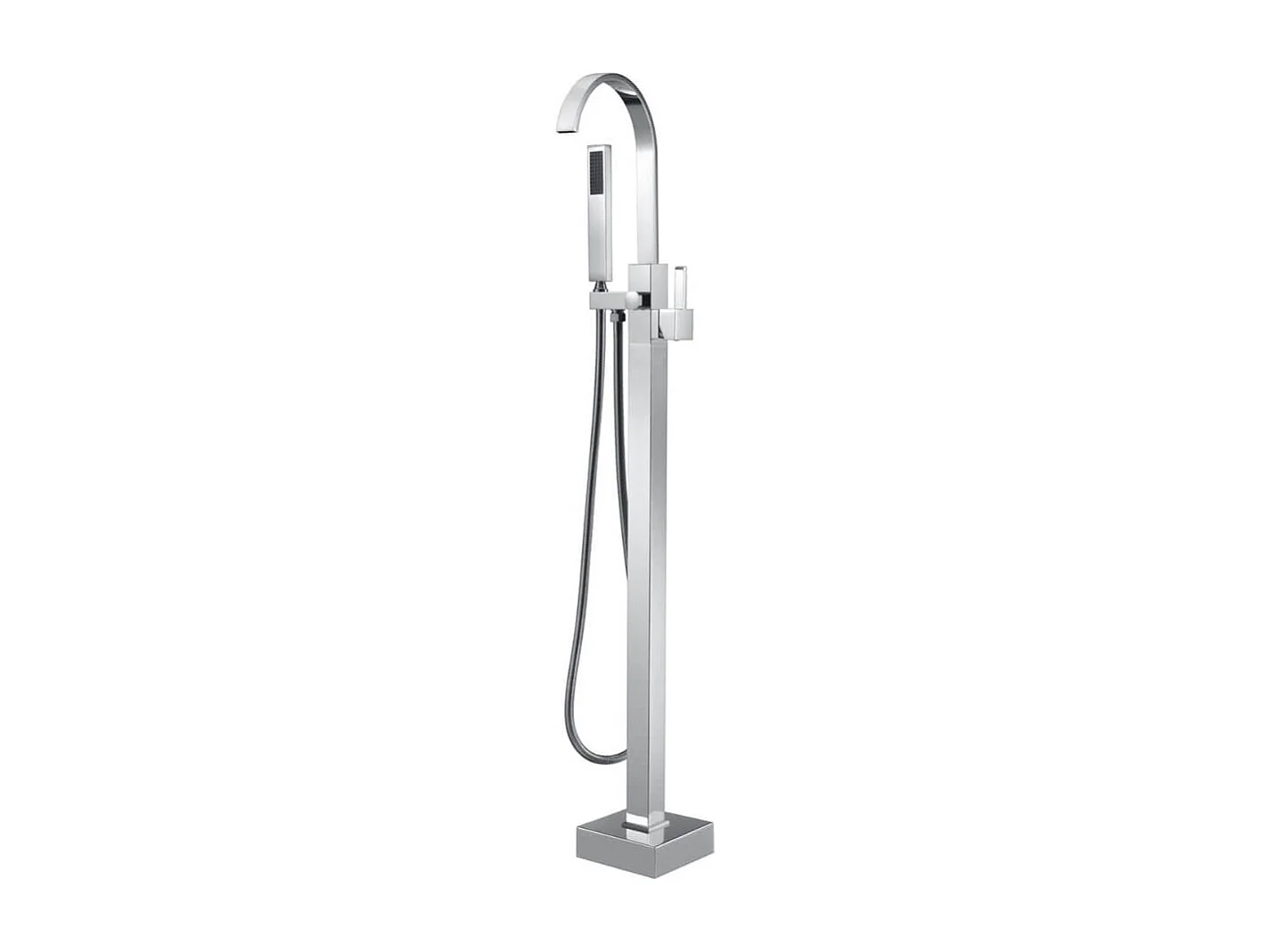 Home Deluxe Robinetterie sur pied SKY acier inoxydable